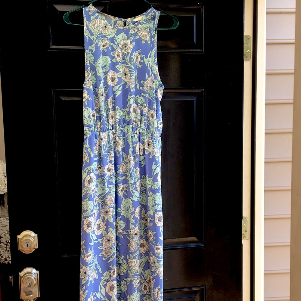 H&M Sleeveless Floral Maxi Dress